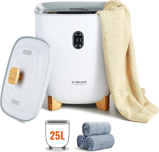 Large 25L Hot Towel Warmer Bucket – 30cm Diameter x 53cm Height (Square)